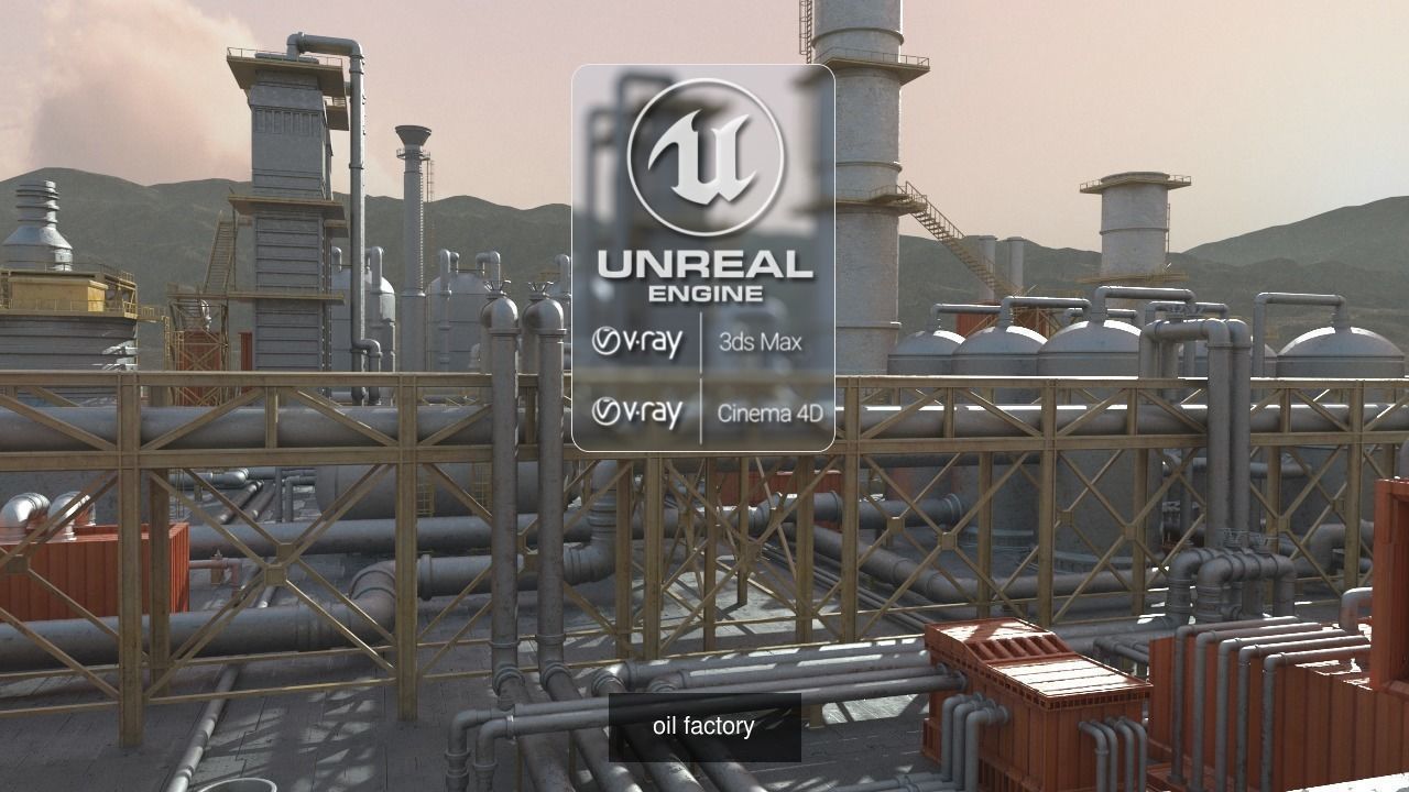 Four Factory 3D Model Collection_8