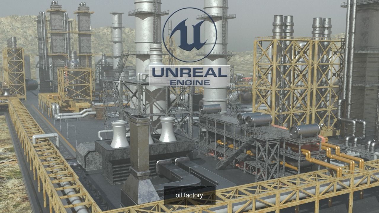 Four Factory 3D Model Collection_7