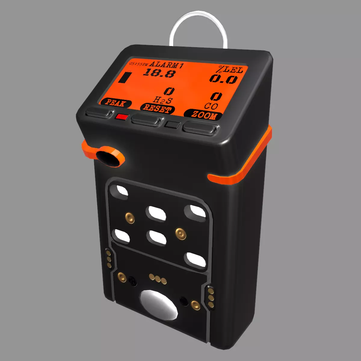 G460 Multi-Gas Detector Low Poly Low-poly 3D model_0