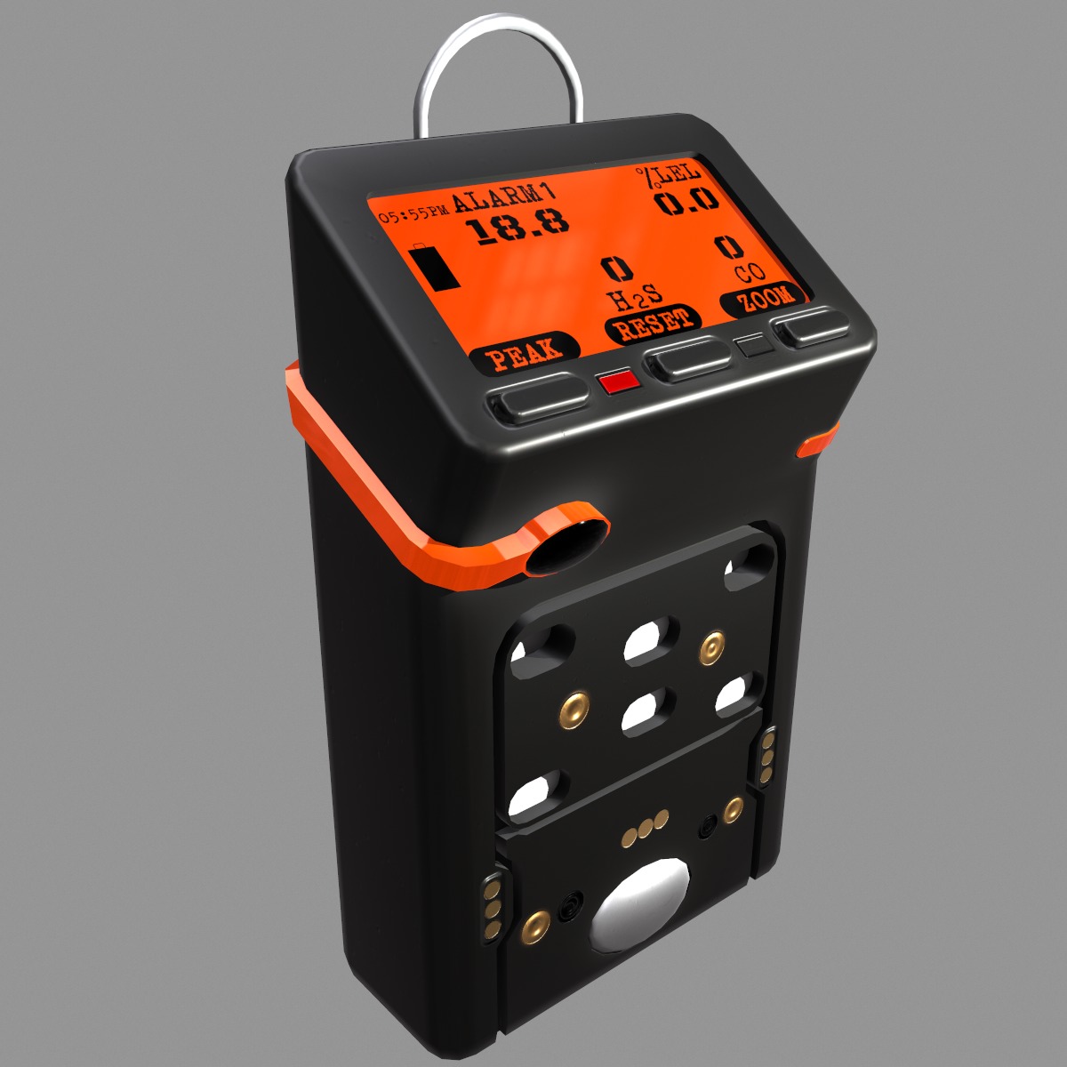 G460 Multi-Gas Detector Low Poly Low-poly 3D model_1