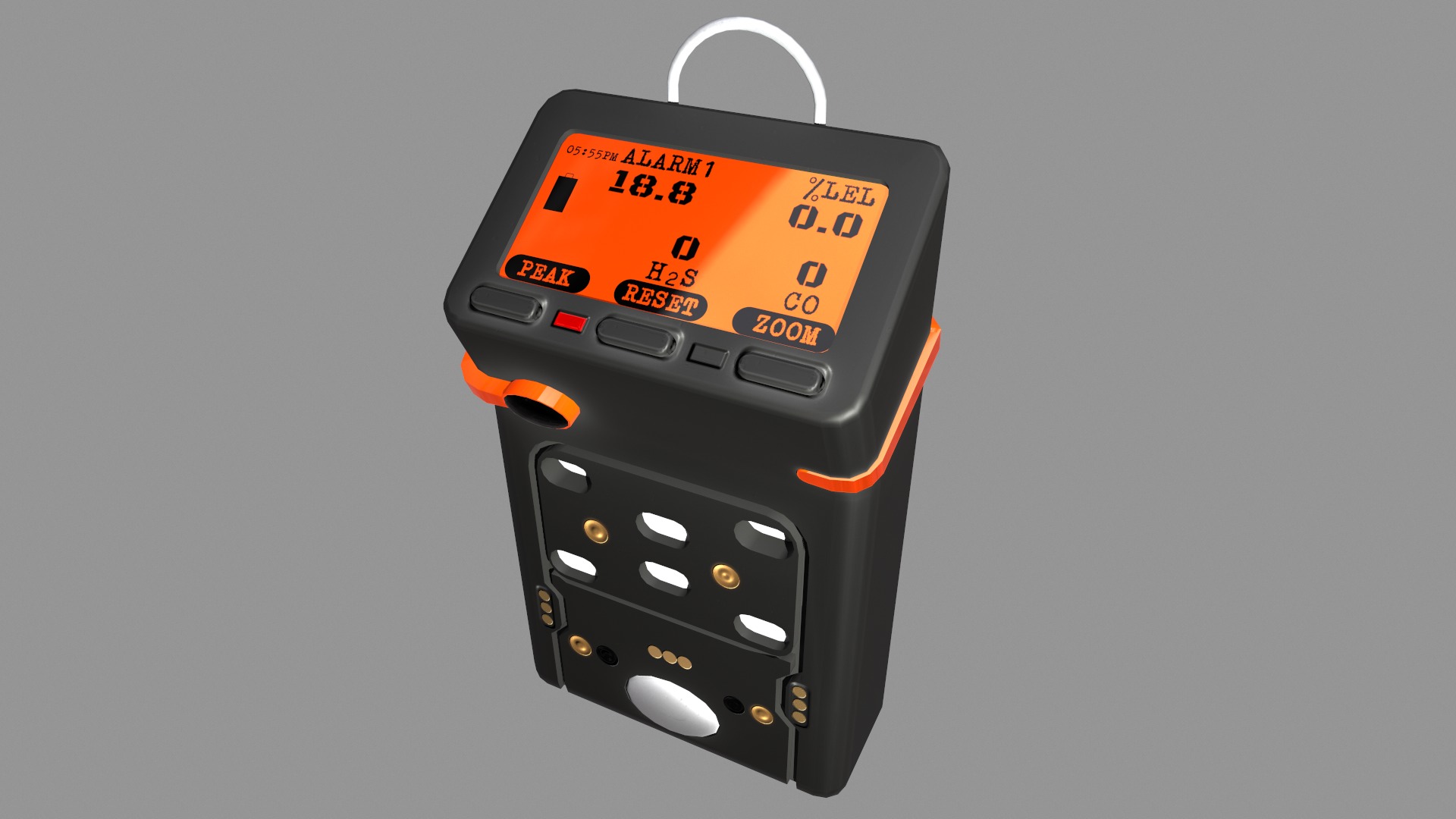 G460 Multi-Gas Detector Low Poly Low-poly 3D model_12