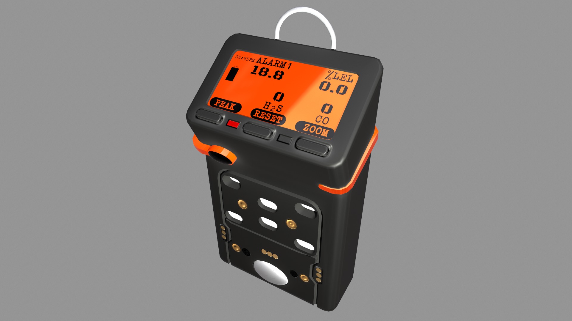 G460 Multi-Gas Detector Low Poly Low-poly 3D model_8