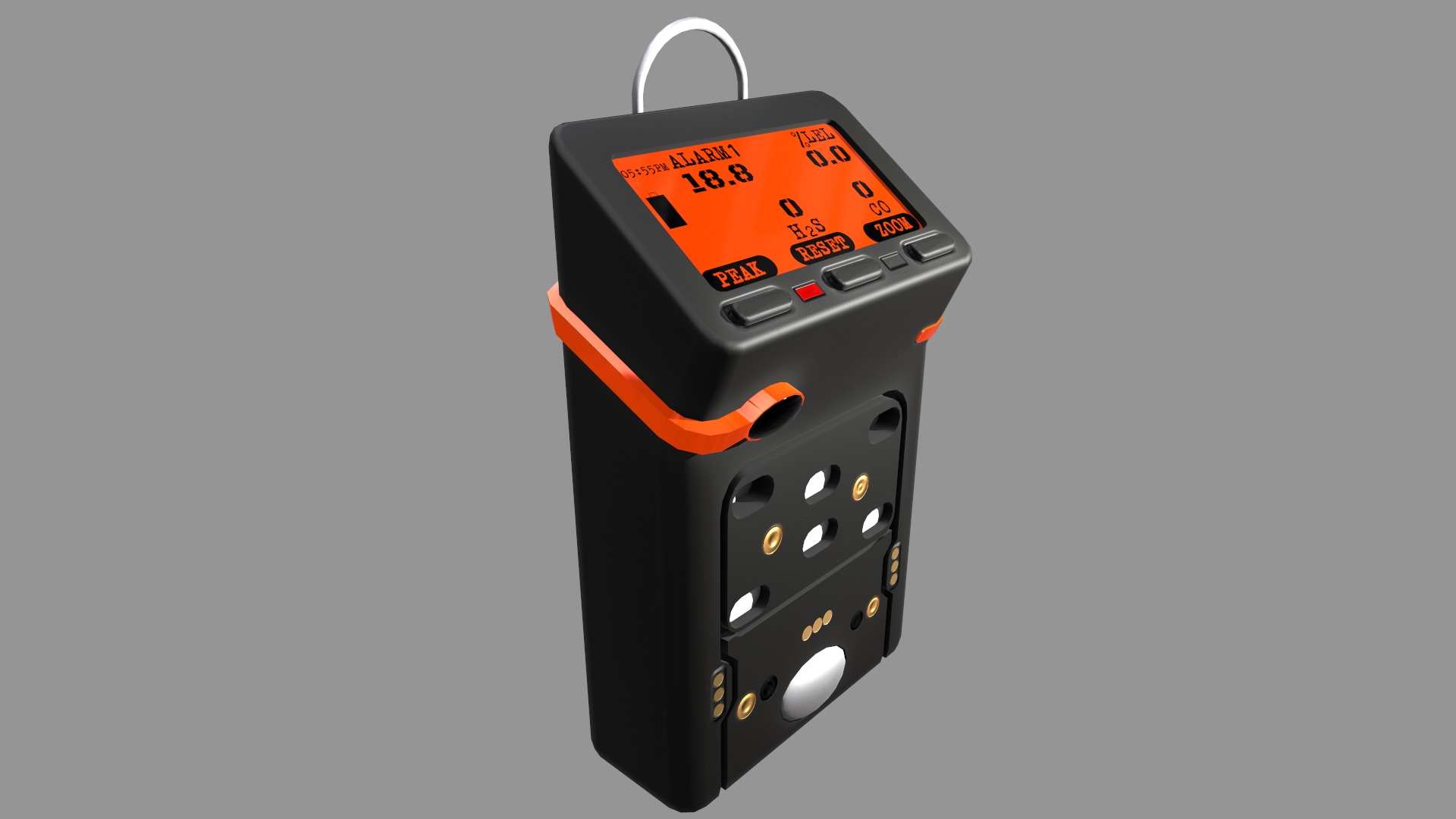 G460 Multi-Gas Detector Low Poly Low-poly 3D model_13