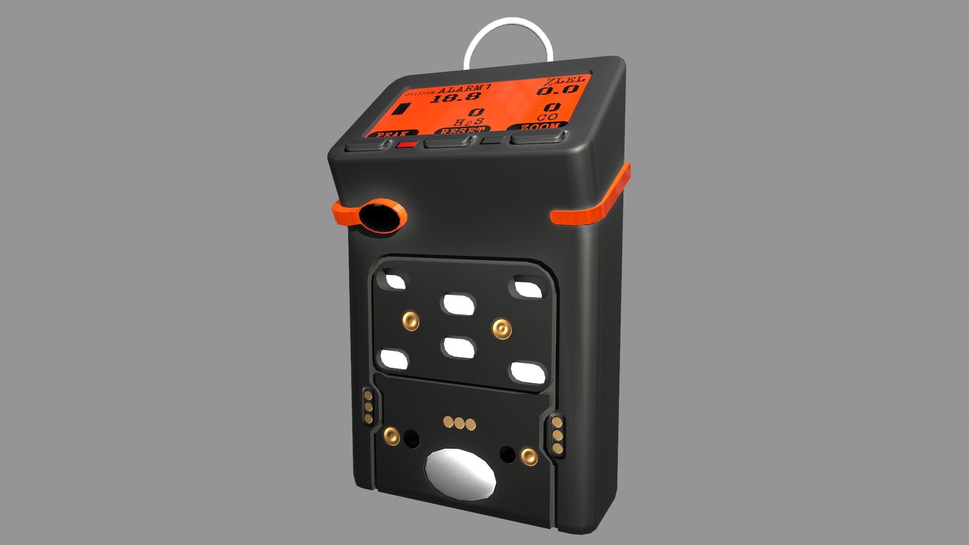 G460 Multi-Gas Detector Low Poly Low-poly 3D model_6