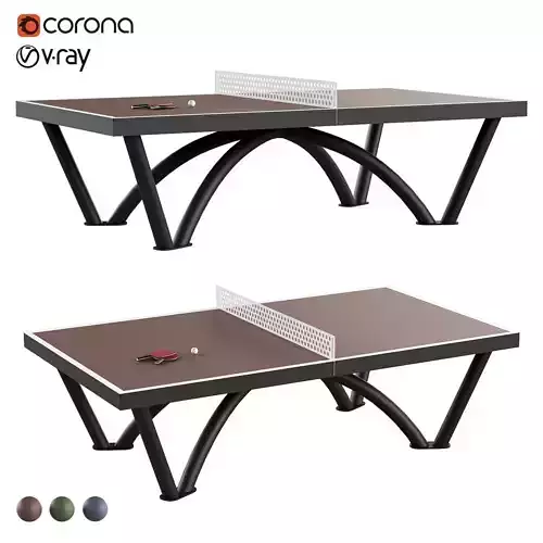 Table Tennis Ping Pong Table 3D model