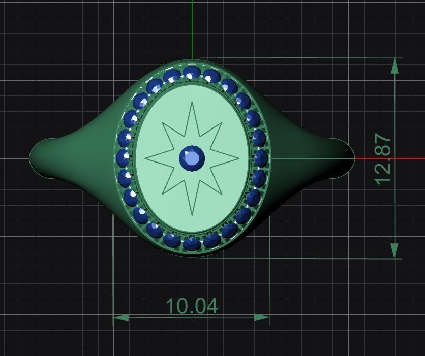 3d matrix printable model star 3D print model_3