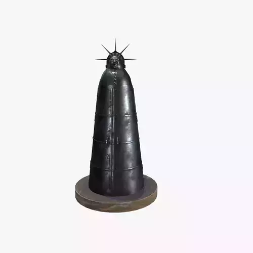 Medieval Iron Maiden V02 Low-poly 3D model