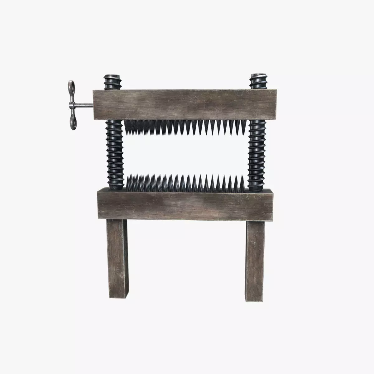 Medieval Knee Splitter Low-poly 3D model