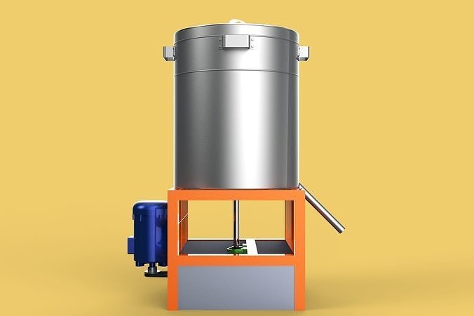 SPINNER DRAIN MACHINE OIL DRAINER FILTER FOOD CENTRIFUGAL DRYER 3D model 3