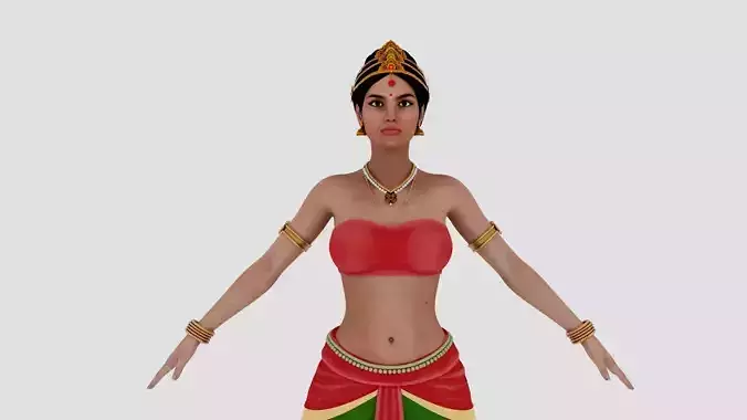 indian dancing girl