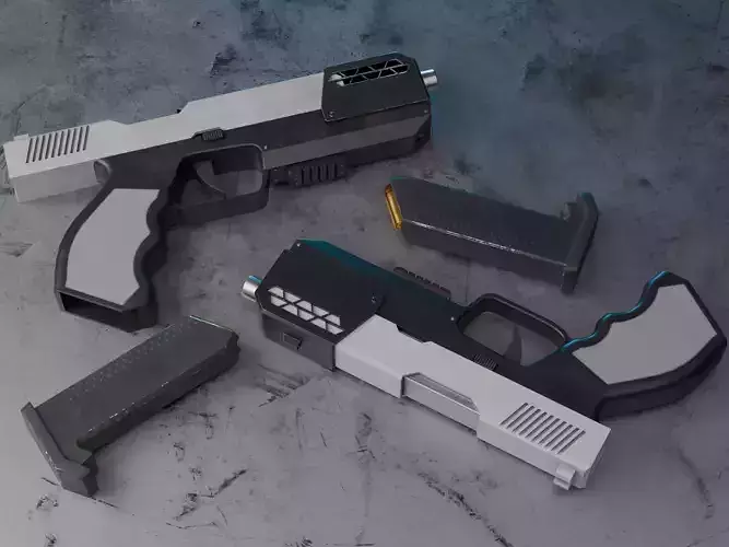 Modern Sci-fi Pistol
