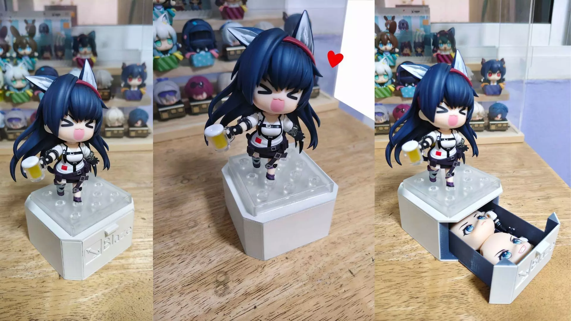 Nendoroid base with part  3D print model_0