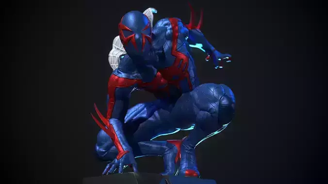 Spider-Man 2099 Statue for 3D Printing 3D print model