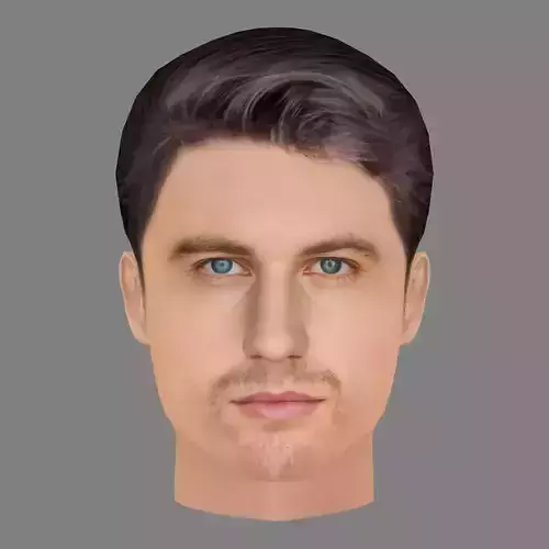 Matthew Luret Head - Low poly head for game