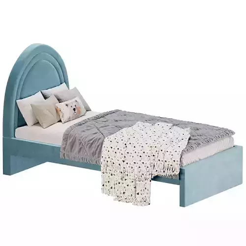 Bed Runda 90 Barhat Mint 3D model