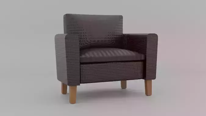 Leather armchair