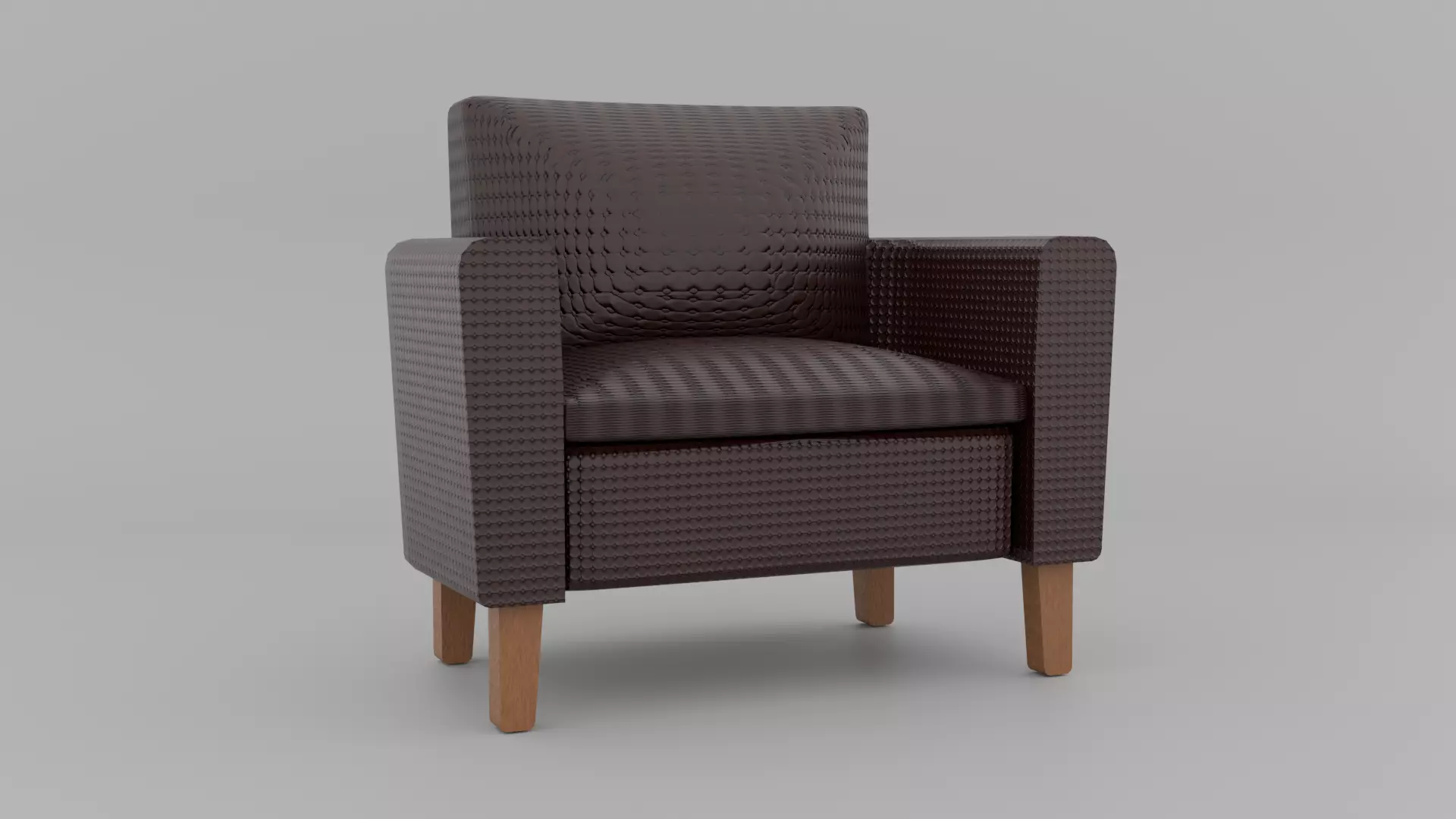 Leather armchair Free 3D model