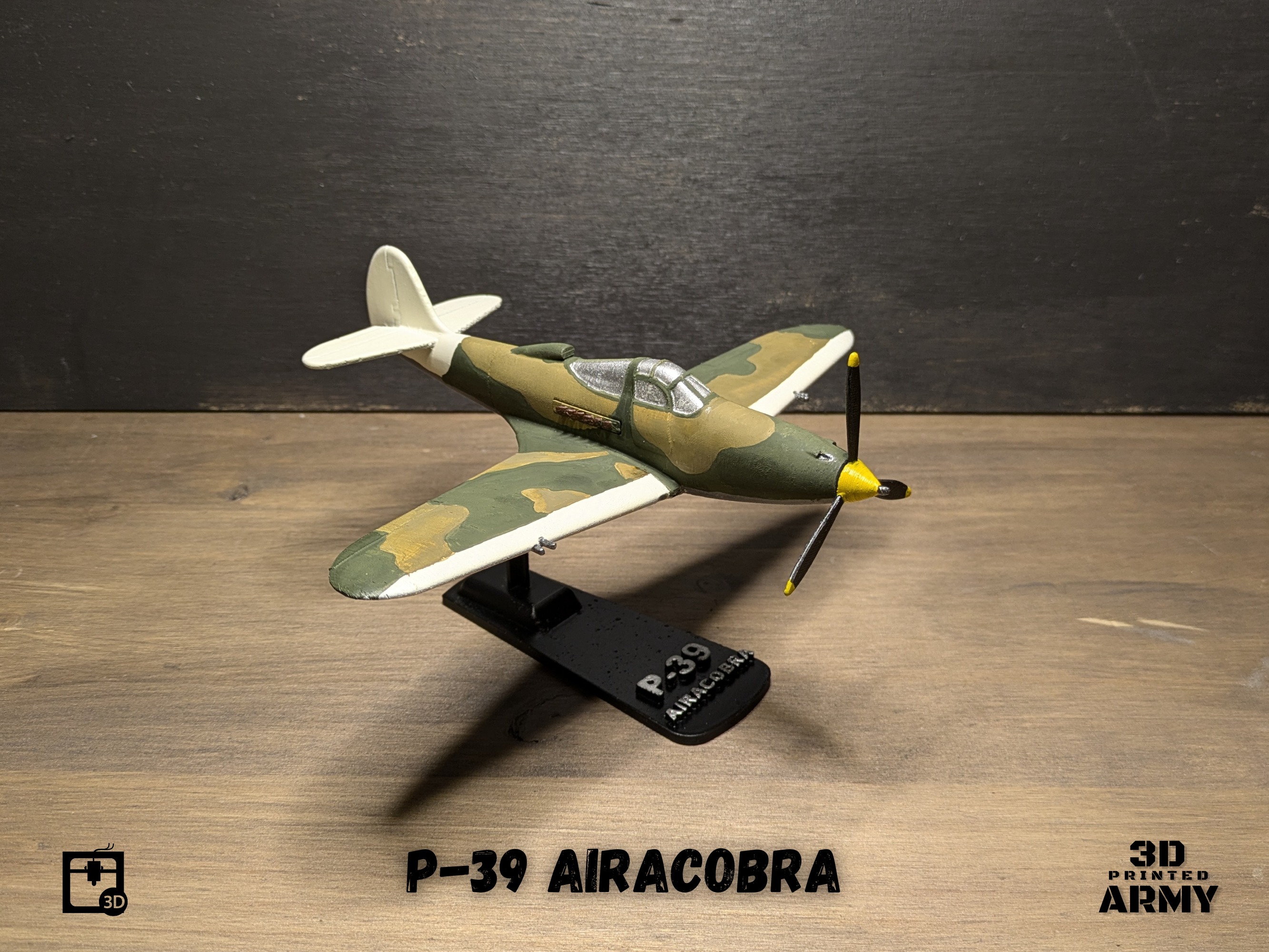 Bell P-39 Airacobra - STL files for 3D printing 3D print model_7