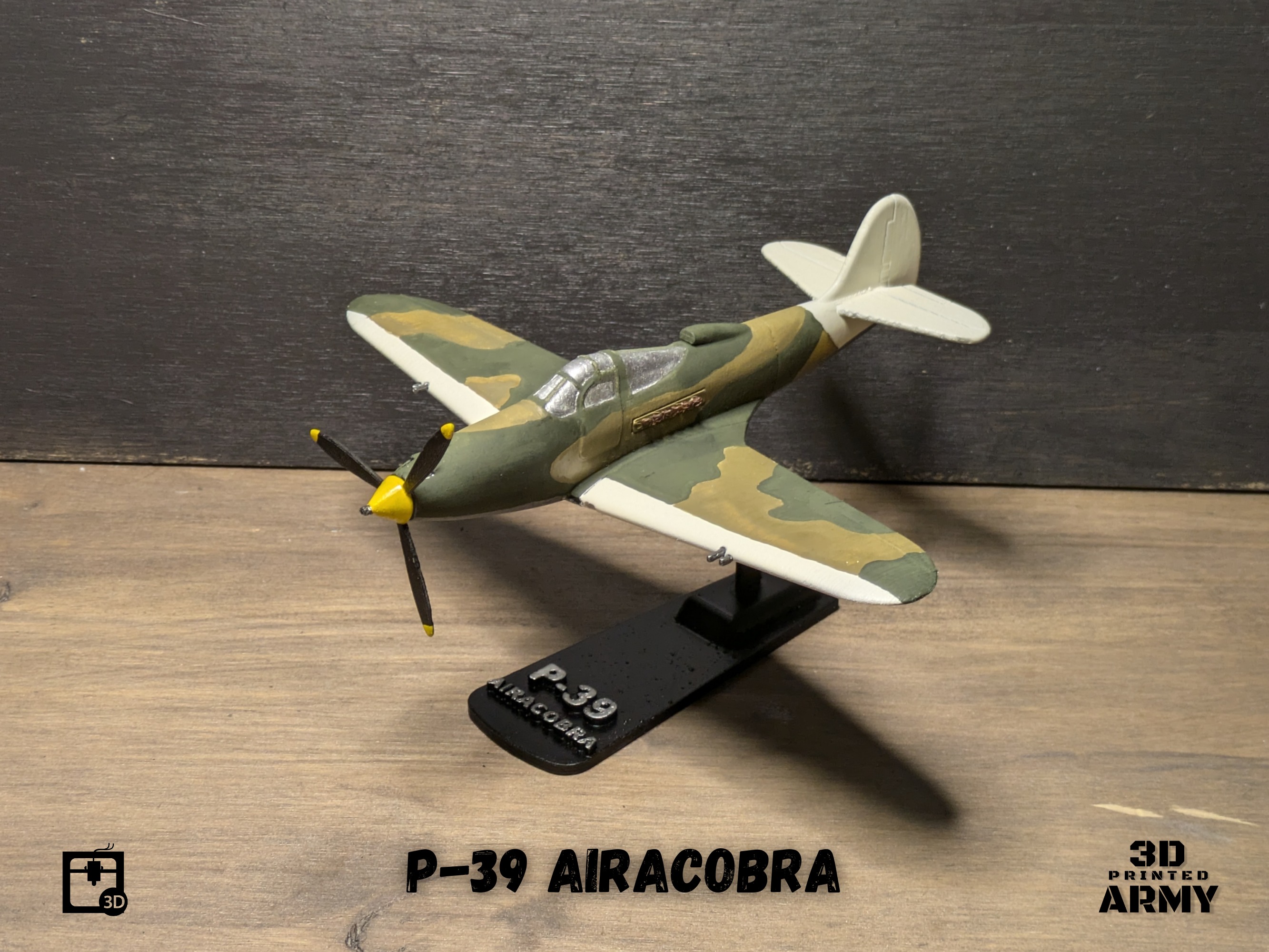 Bell P-39 Airacobra - STL files for 3D printing 3D print model_2