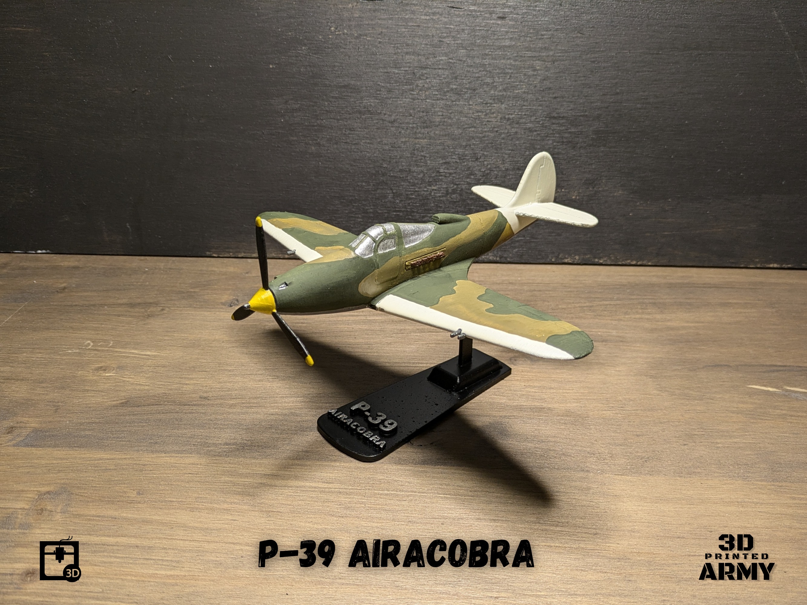 Bell P-39 Airacobra - STL files for 3D printing 3D print model_9