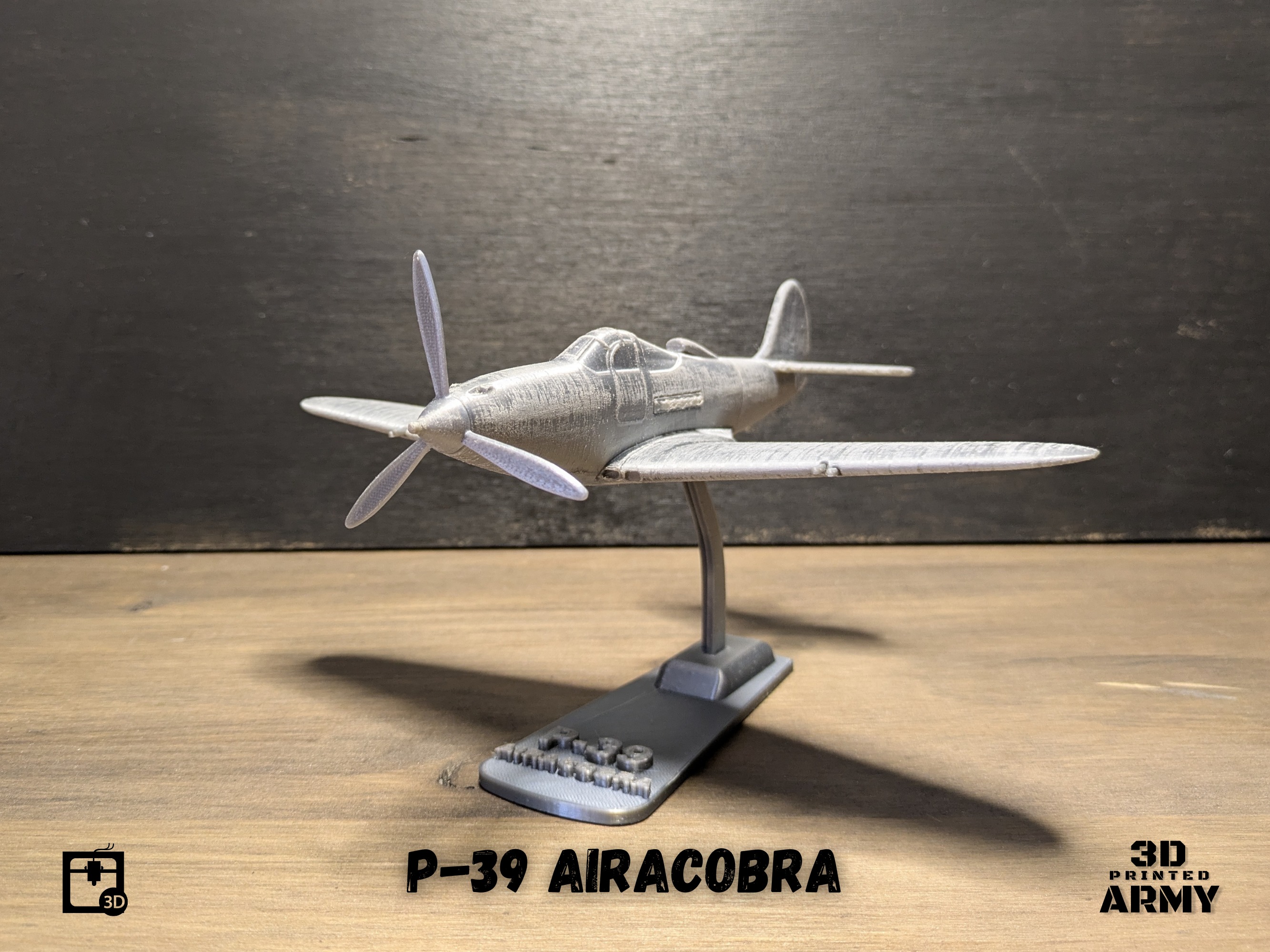 Bell P-39 Airacobra - STL files for 3D printing 3D print model_14