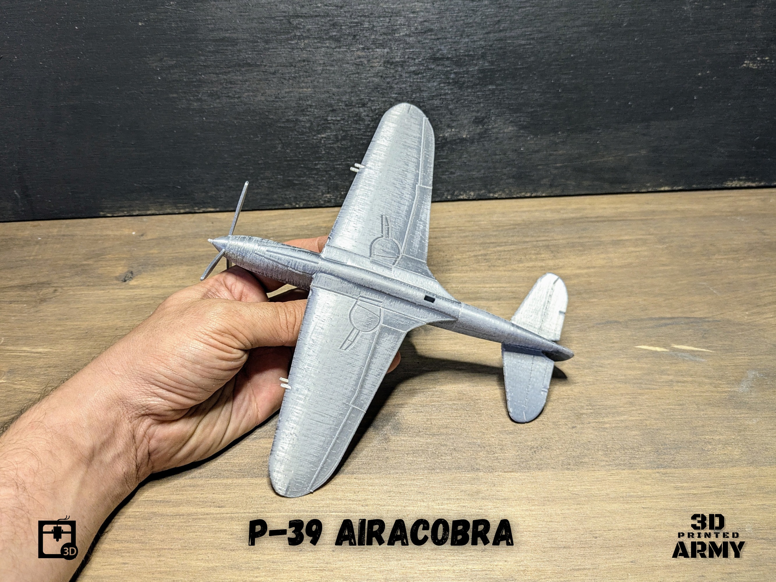 Bell P-39 Airacobra - STL files for 3D printing 3D print model_13