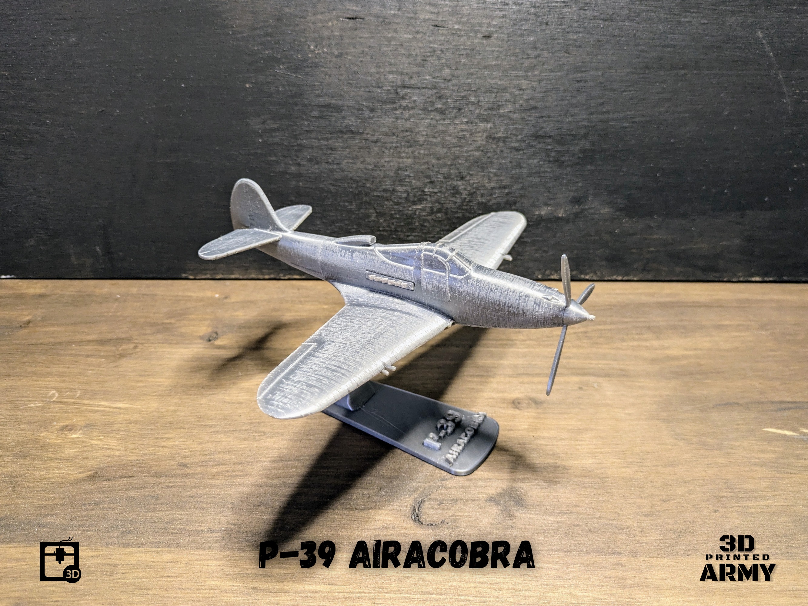 Bell P-39 Airacobra - STL files for 3D printing 3D print model_16