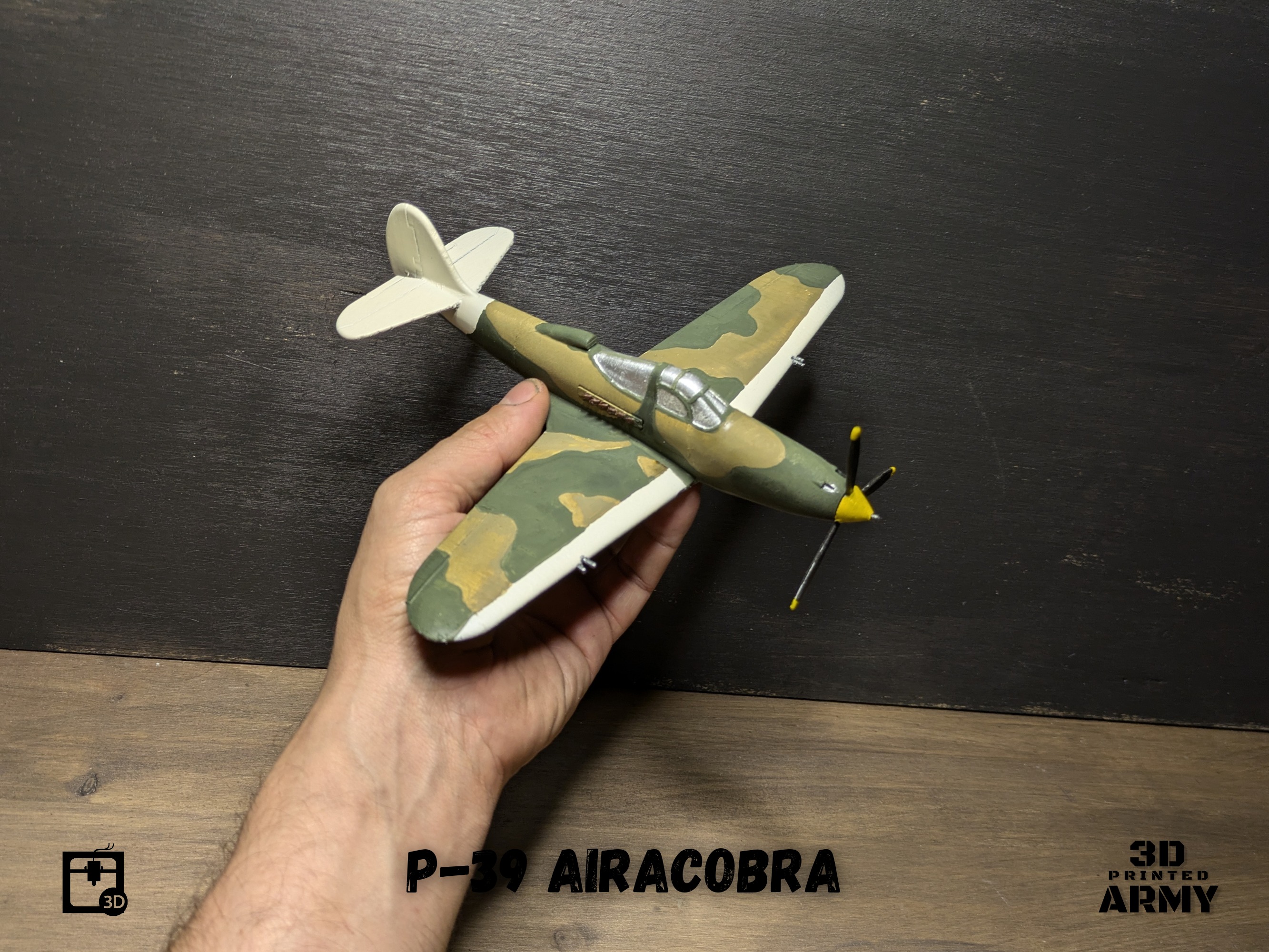 Bell P-39 Airacobra - STL files for 3D printing 3D print model_6