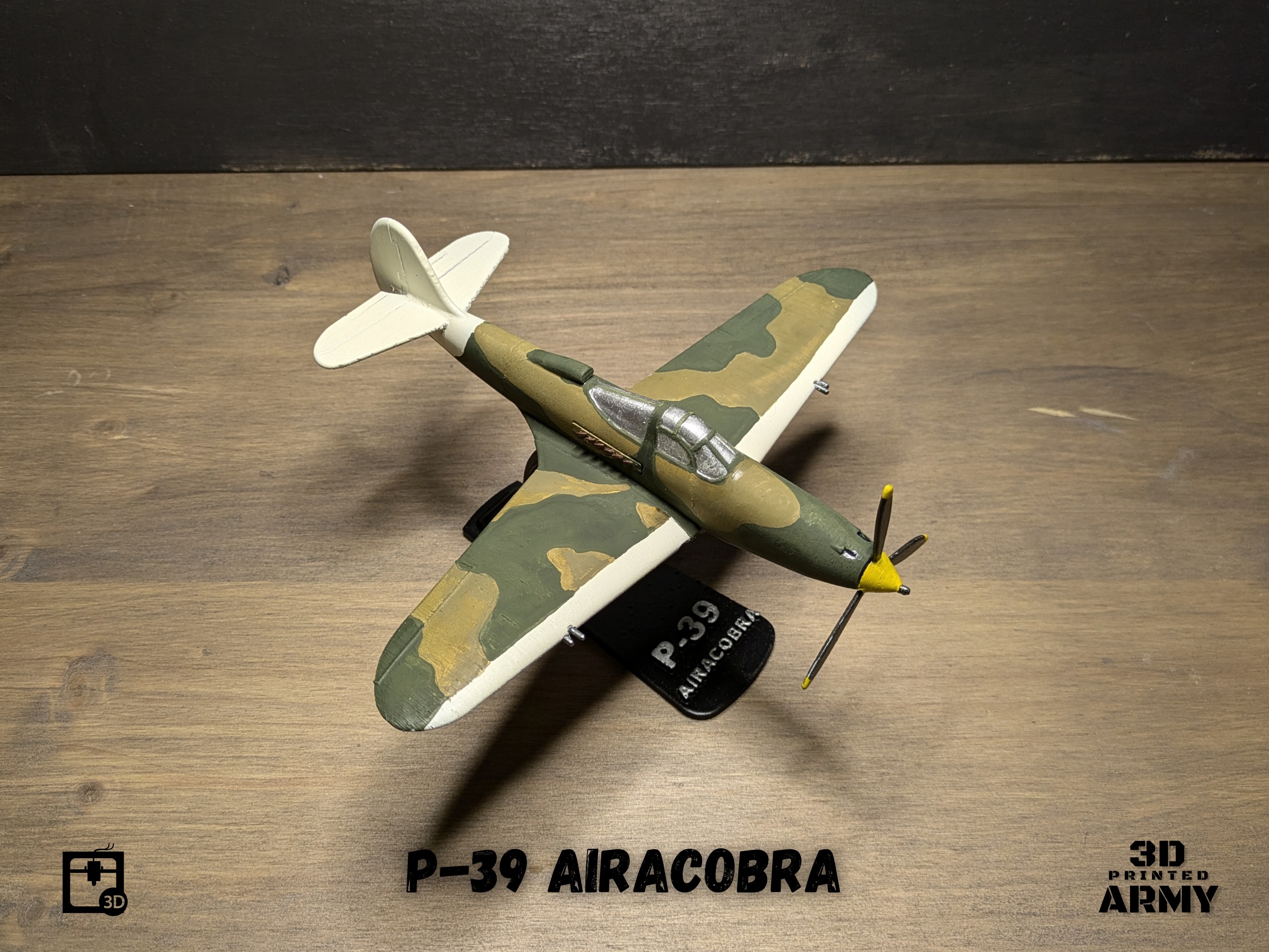 Bell P-39 Airacobra - STL files for 3D printing 3D print model_5