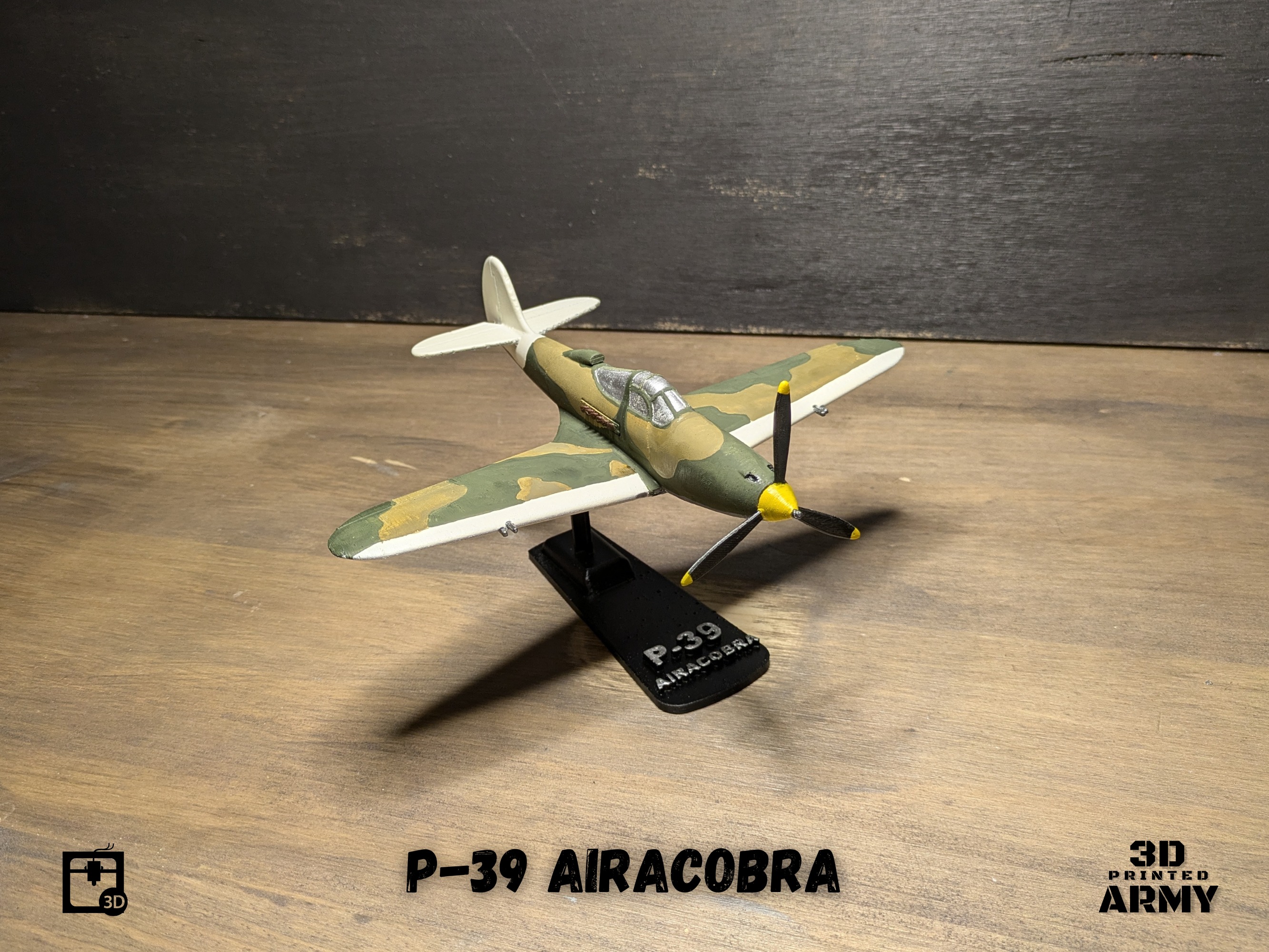 Bell P-39 Airacobra - STL files for 3D printing 3D print model_8