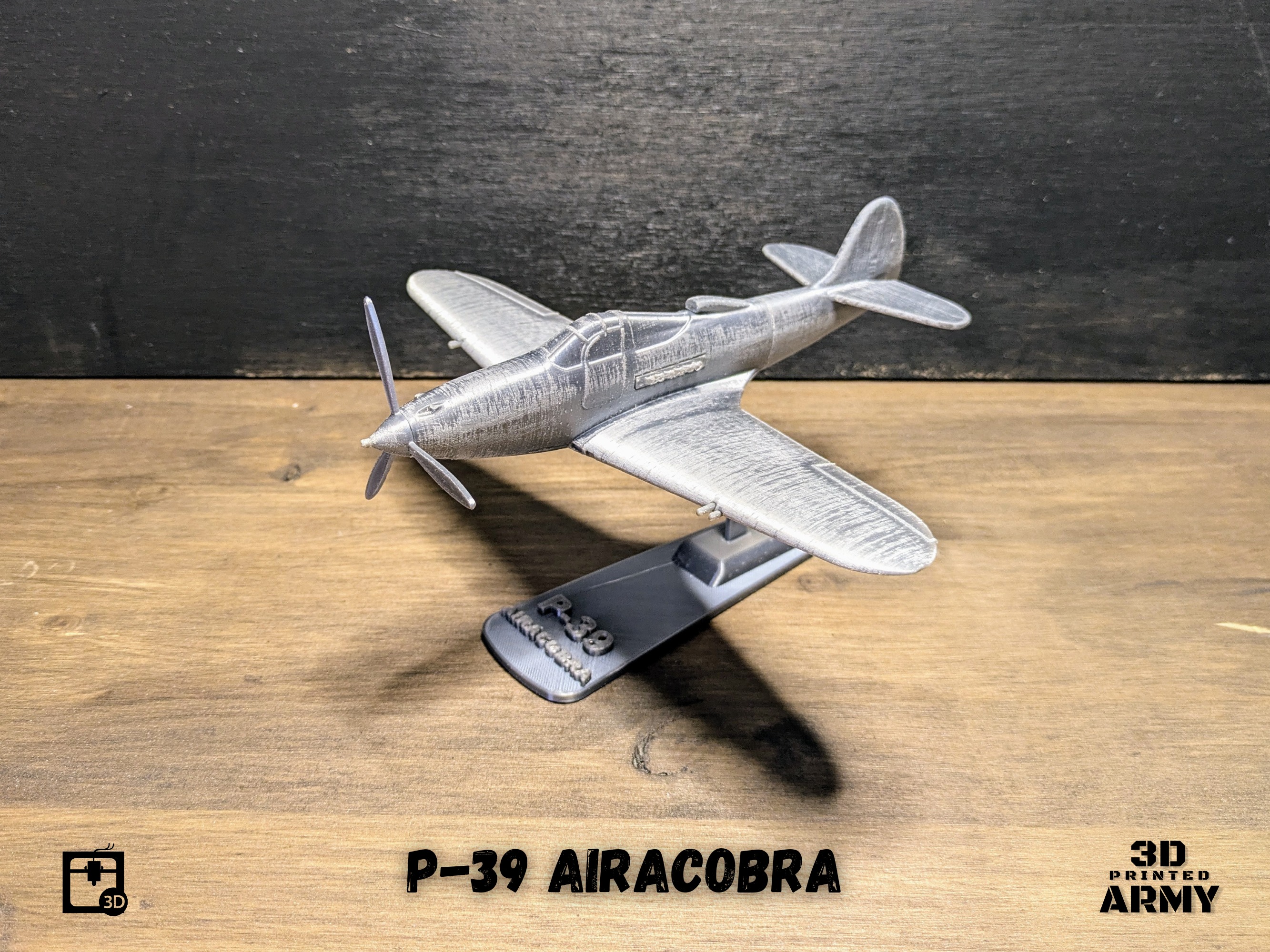 Bell P-39 Airacobra - STL files for 3D printing 3D print model_12