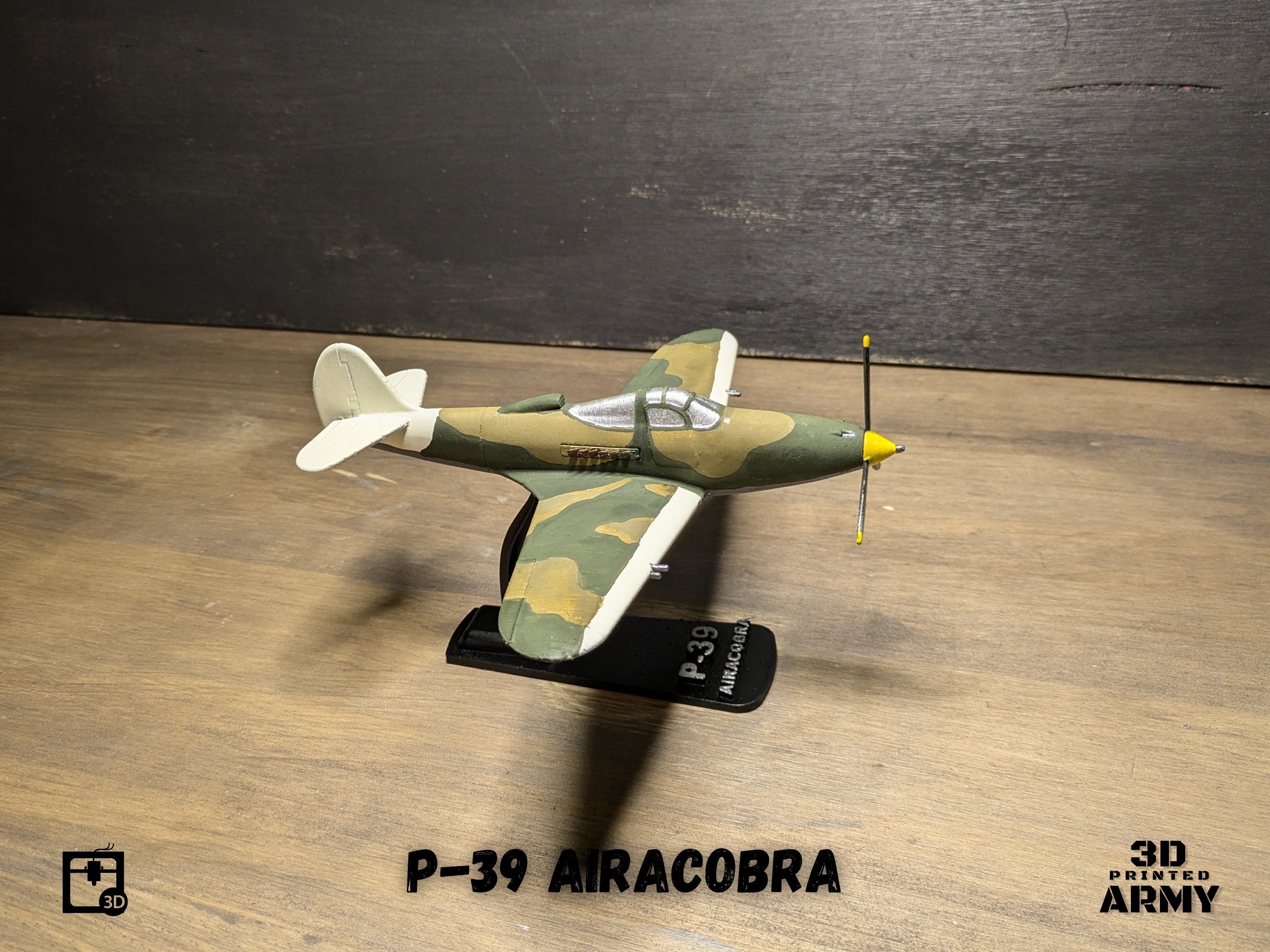 Bell P-39 Airacobra - STL files for 3D printing 3D print model_10