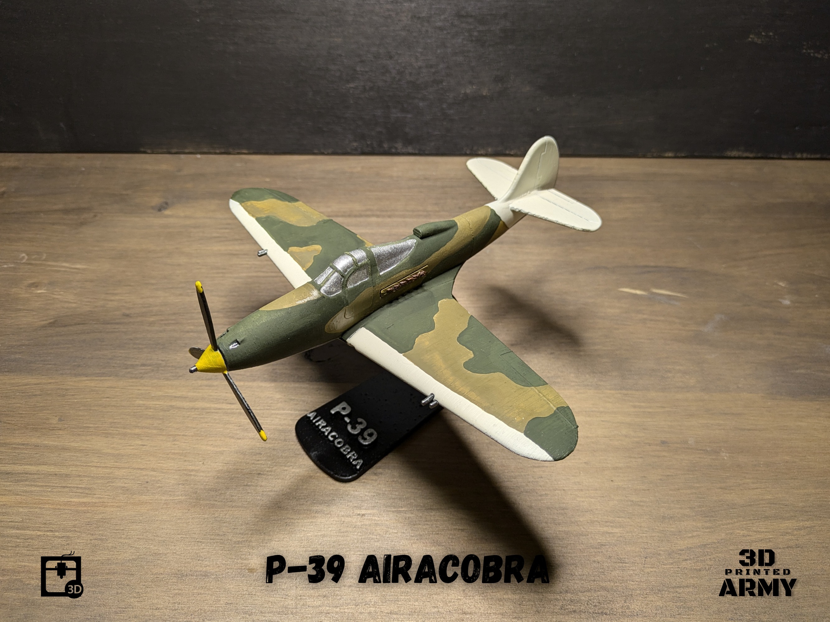 Bell P-39 Airacobra - STL files for 3D printing 3D print model_4