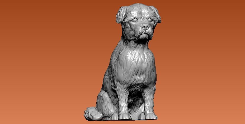 Giant french bulldog - statue - 3D print 3D print model_1