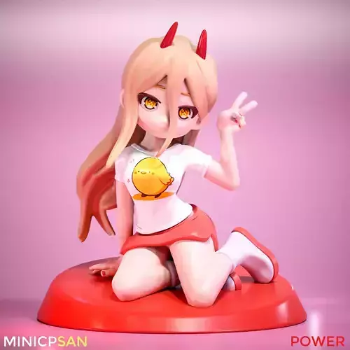 Mini Power Casual Outfit 02 - Chainsaw Man Anime Figure