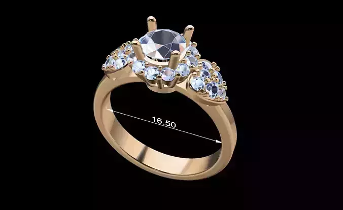 Women Ring 160 - HEART Ring for women