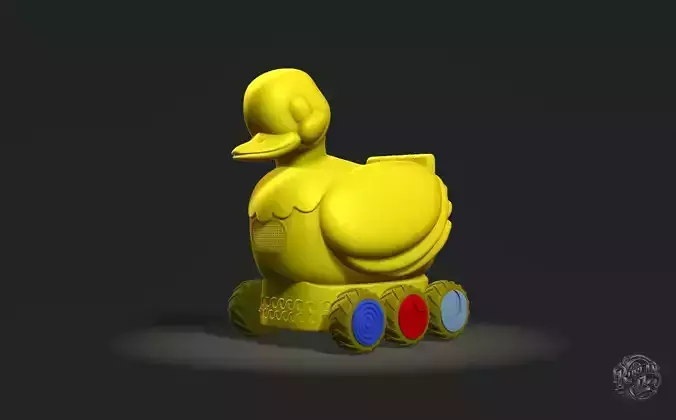 Yellow Duck  Penguins Vehicle 3D print model