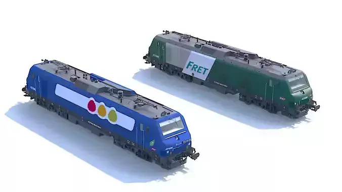 Alstom - BB27000 Low-poly 3D model