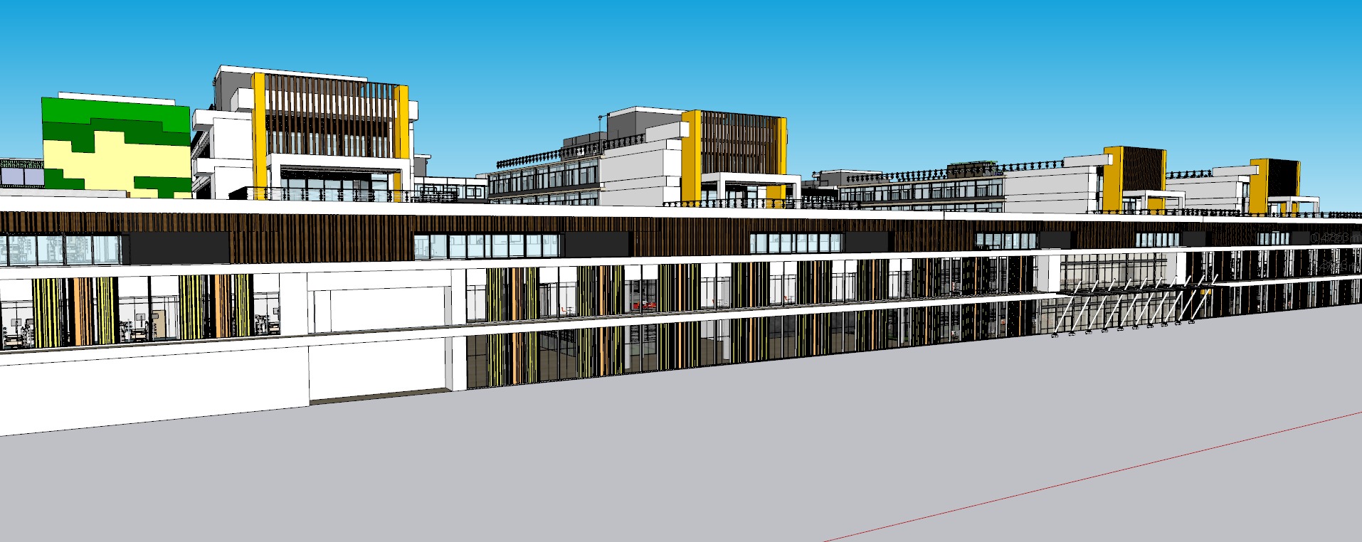 Modern hospital 3D model_16