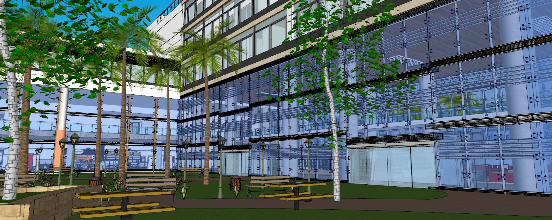 Modern hospital 3D model_26