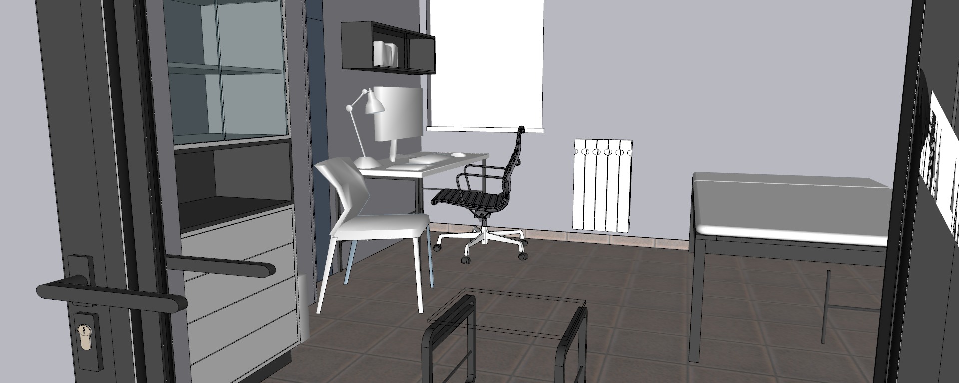 Modern hospital 3D model_77