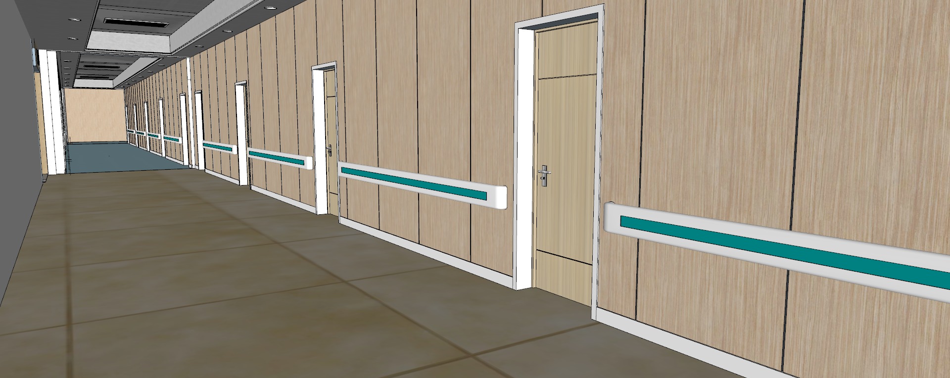 Modern hospital 3D model_58