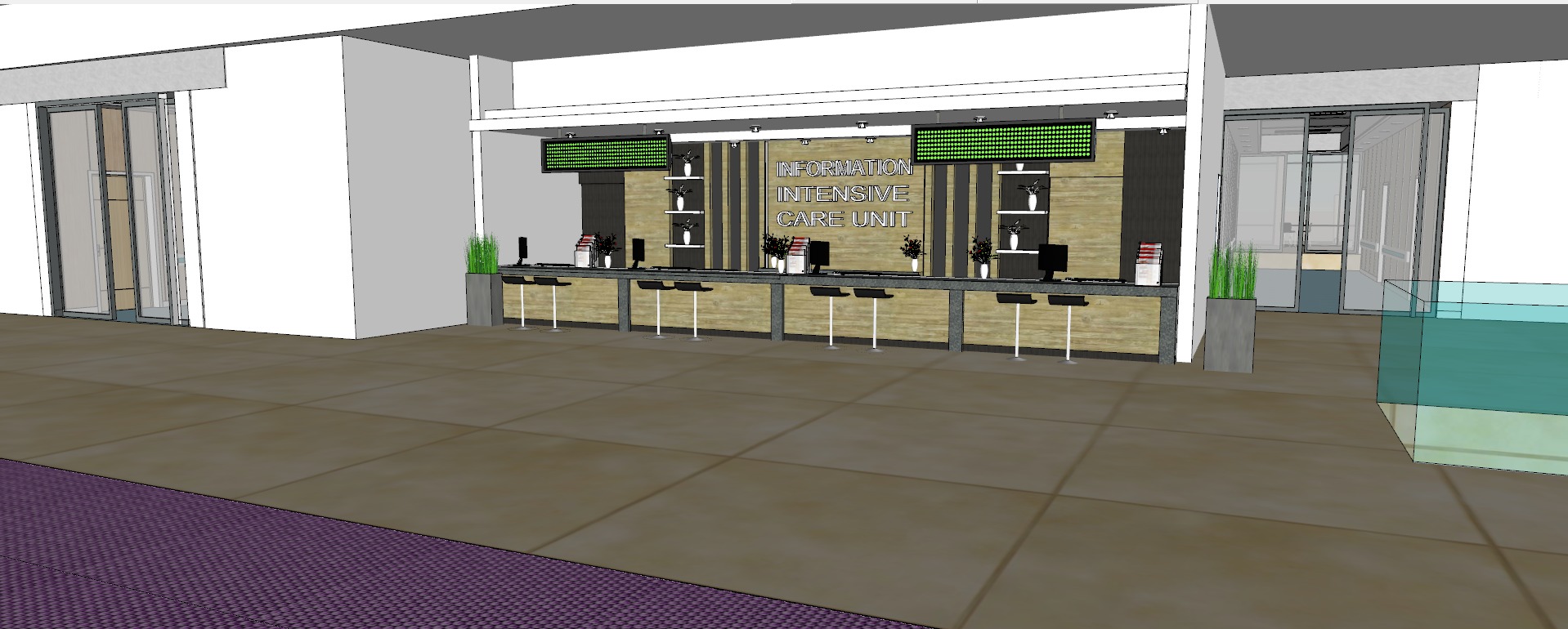 Modern hospital 3D model_54