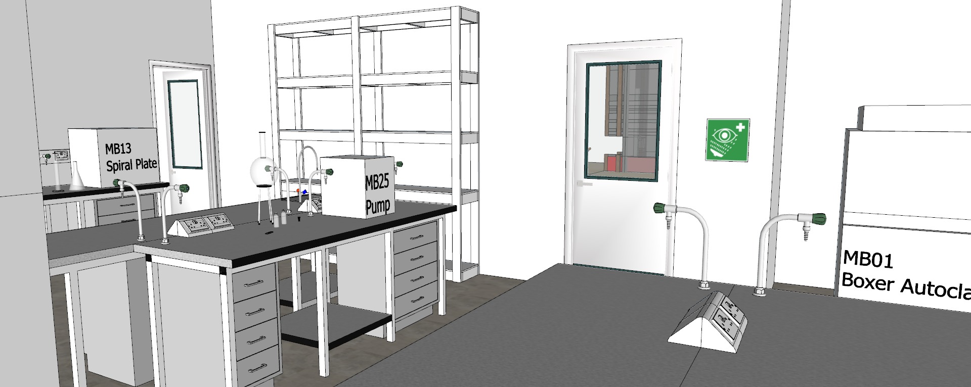 Modern hospital 3D model_63