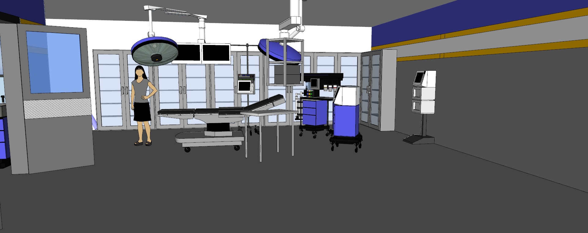 Modern hospital 3D model_67