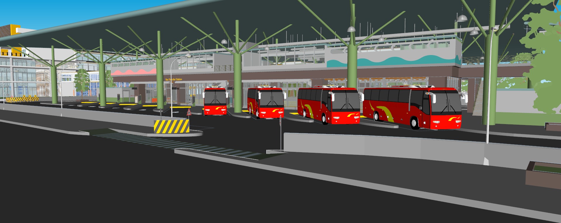 Modern hospital 3D model_5