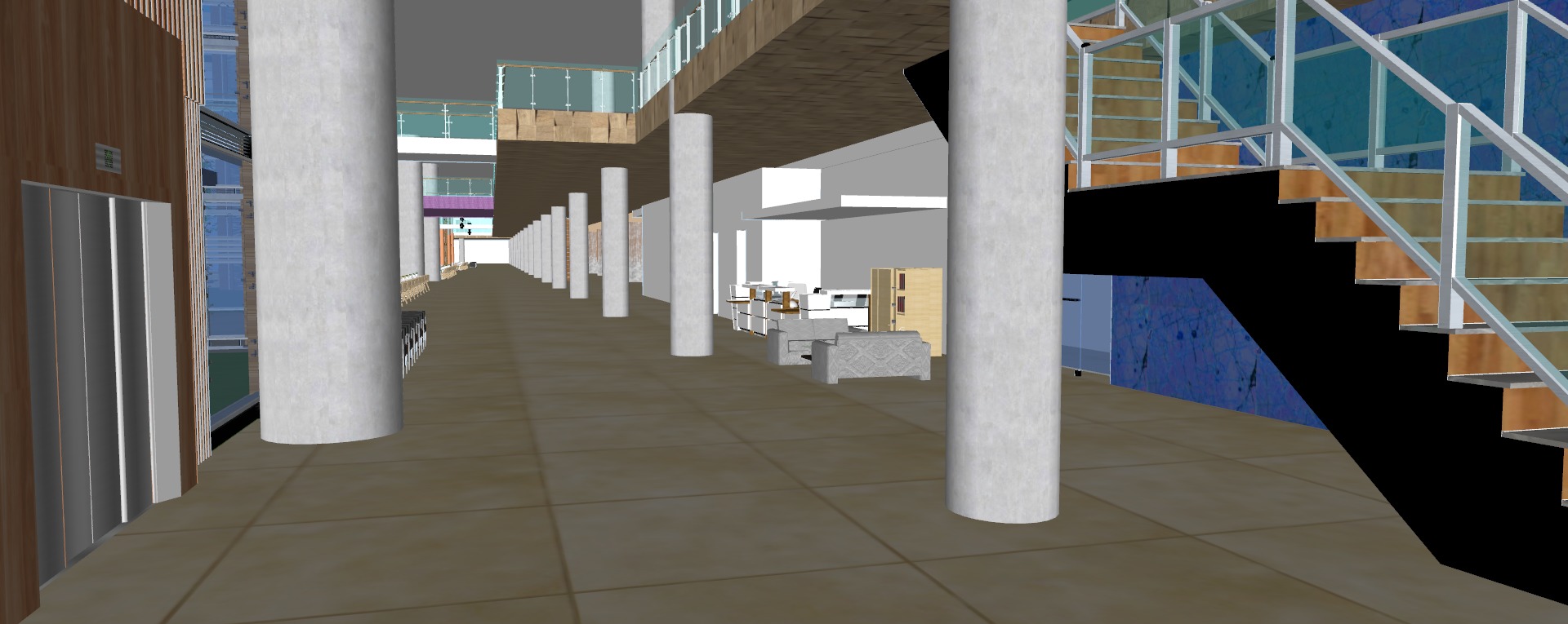 Modern hospital 3D model_22