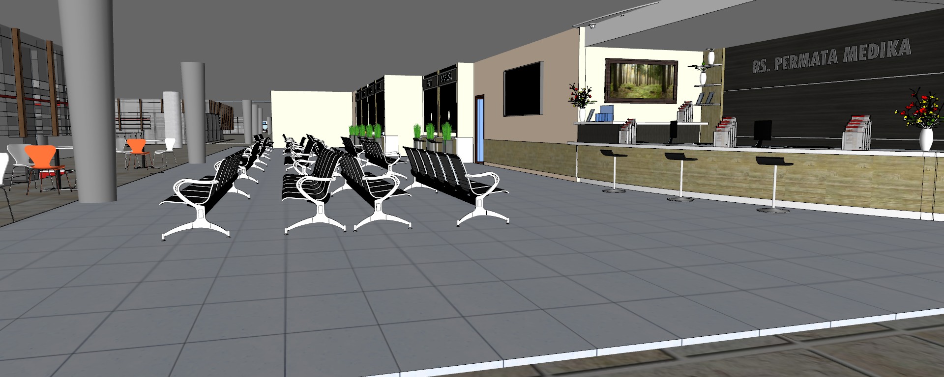 Modern hospital 3D model_71