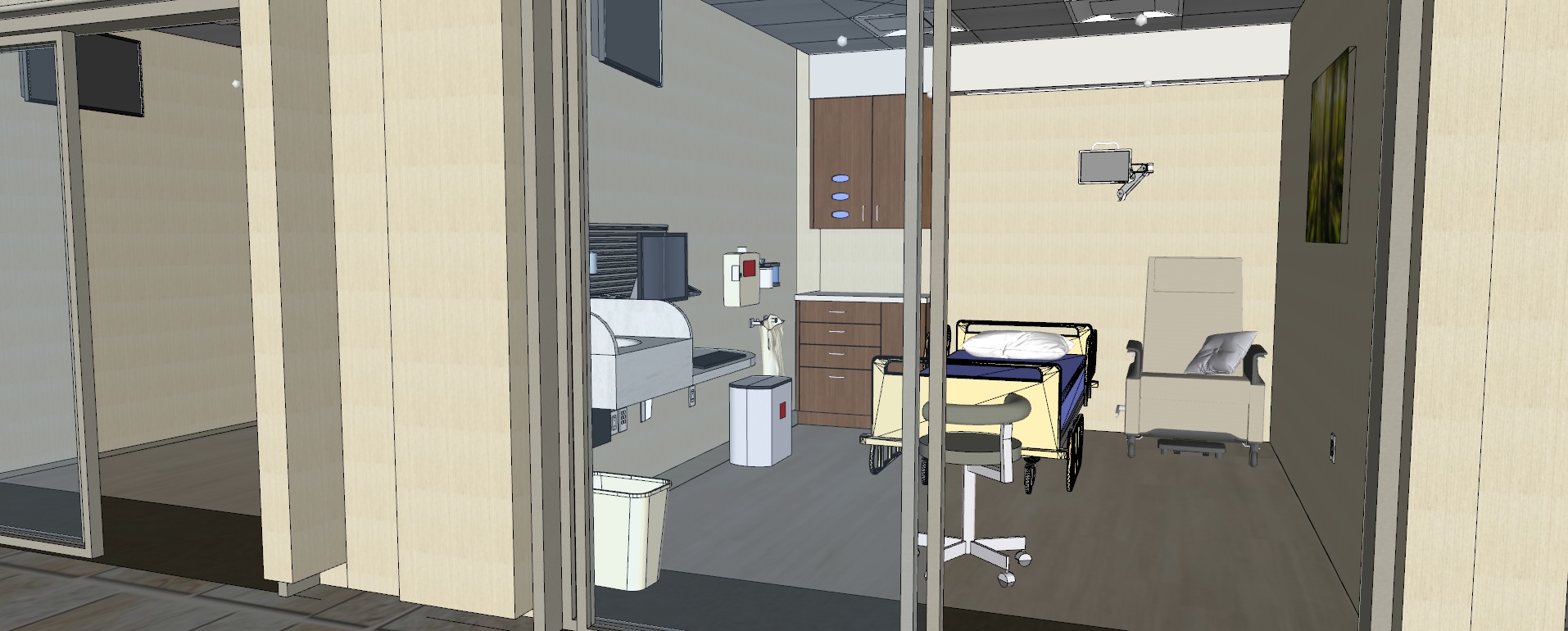 Modern hospital 3D model_93