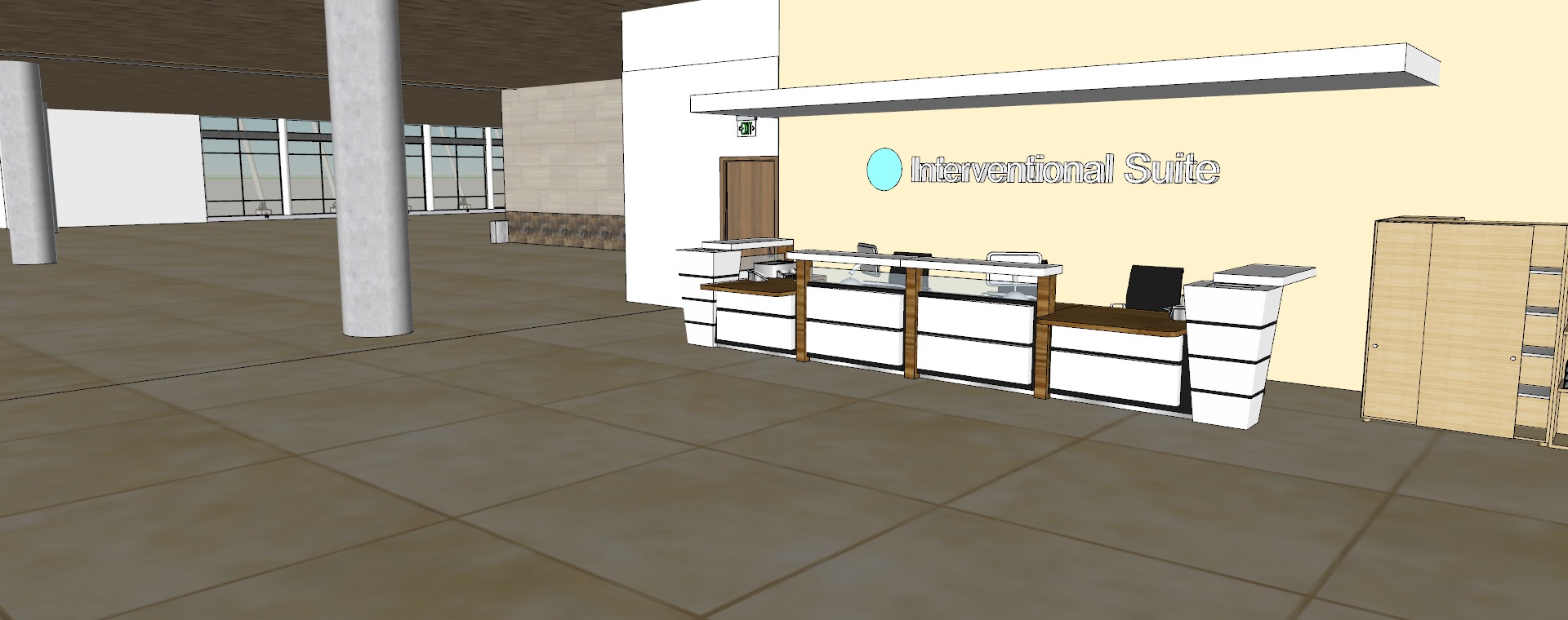 Modern hospital 3D model_29